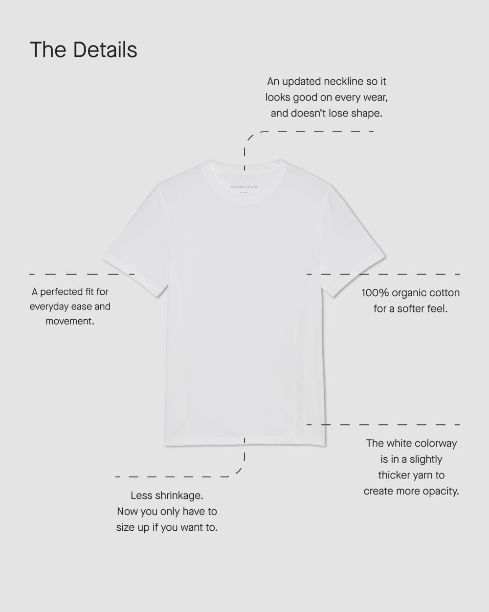The Essential Organic Crew | Heathered Charcoal