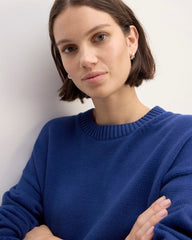 The Boxy Sweater in Everyday Cotton | Bellwether Blue