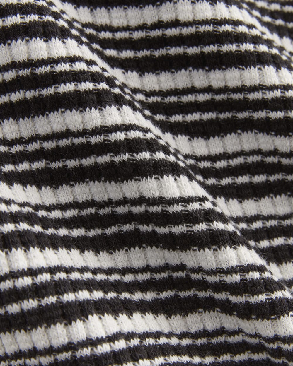 The Rib-Knit Henley Dress | Bone / Black