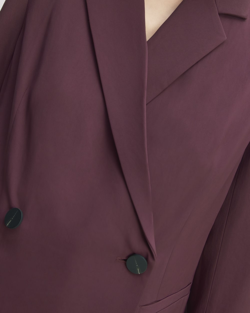 The Drapey Blazer | Burgundy
