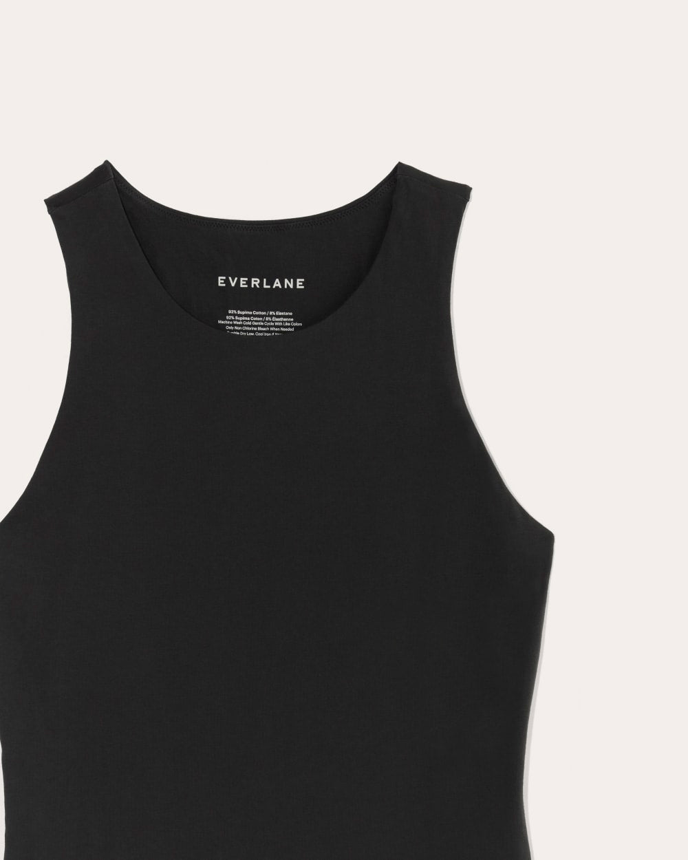 The Cutaway Tank Bodysuit | Black | Thong