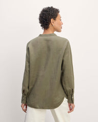 The Henley Shirt in Linen | Kalamata