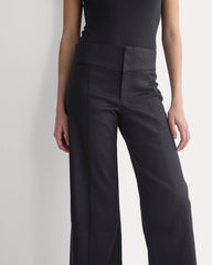Tailored Drape Seam Pant | Black