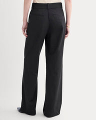Wide-Leg Trouser in Buttersmooth | Black | 32" Inseam