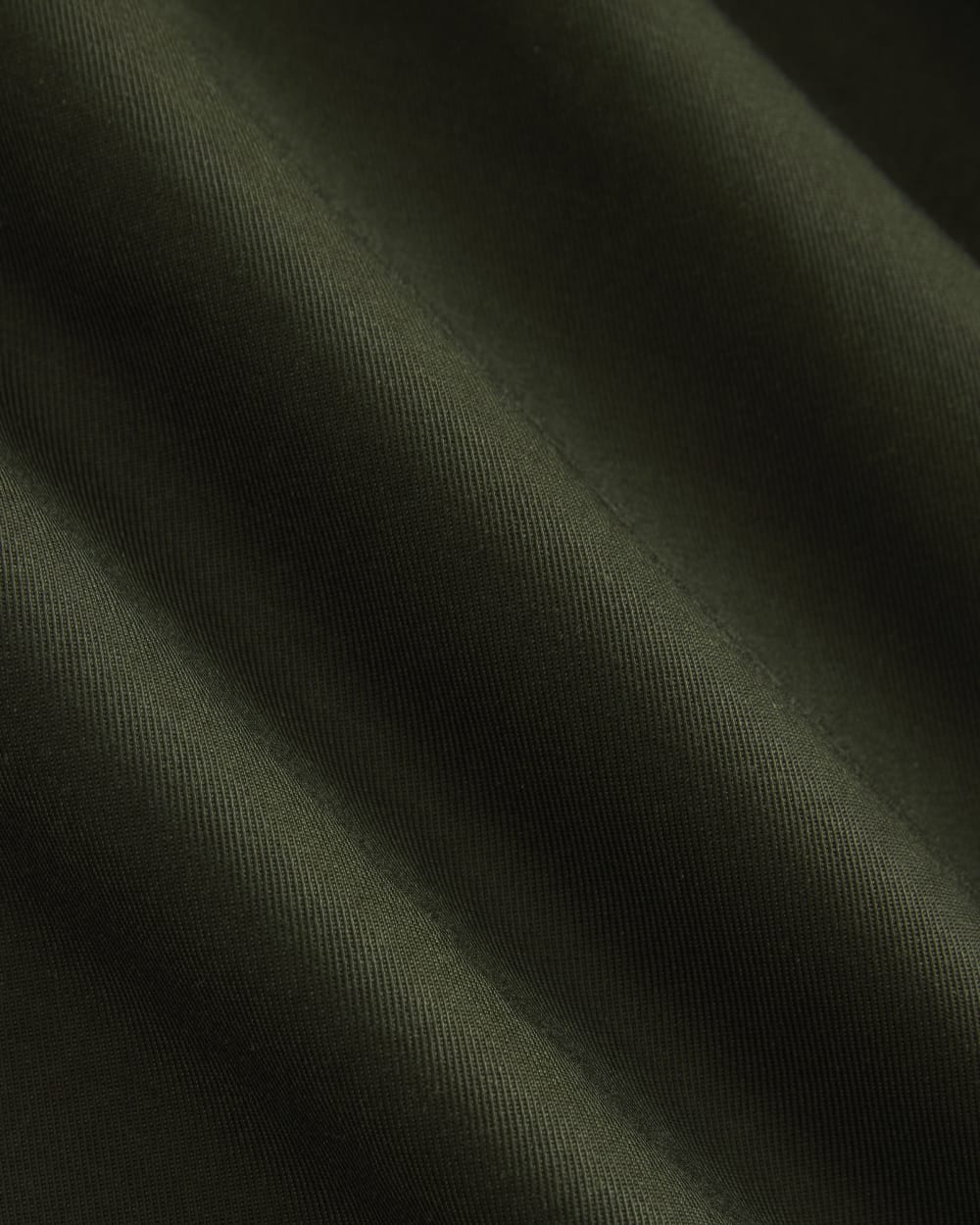 Wide-Leg Trouser in Buttersmooth | Dark Green | 32" Inseam