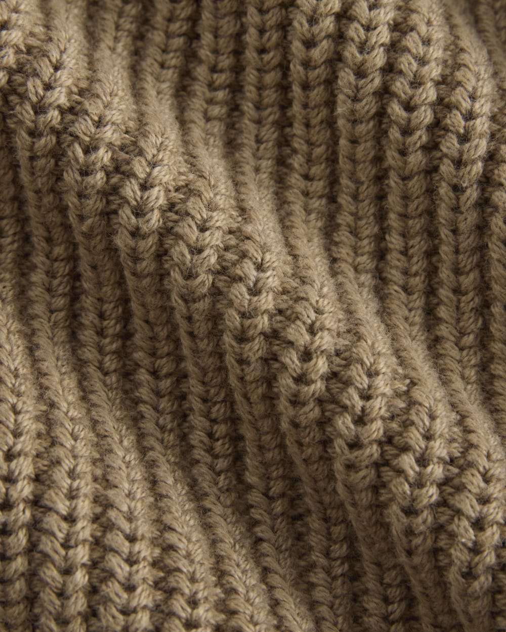 The Boxy Cardigan in Everyday Cotton | Dark Heathered Camel