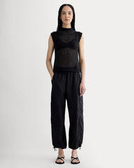 The Lace Knit Tank | Black