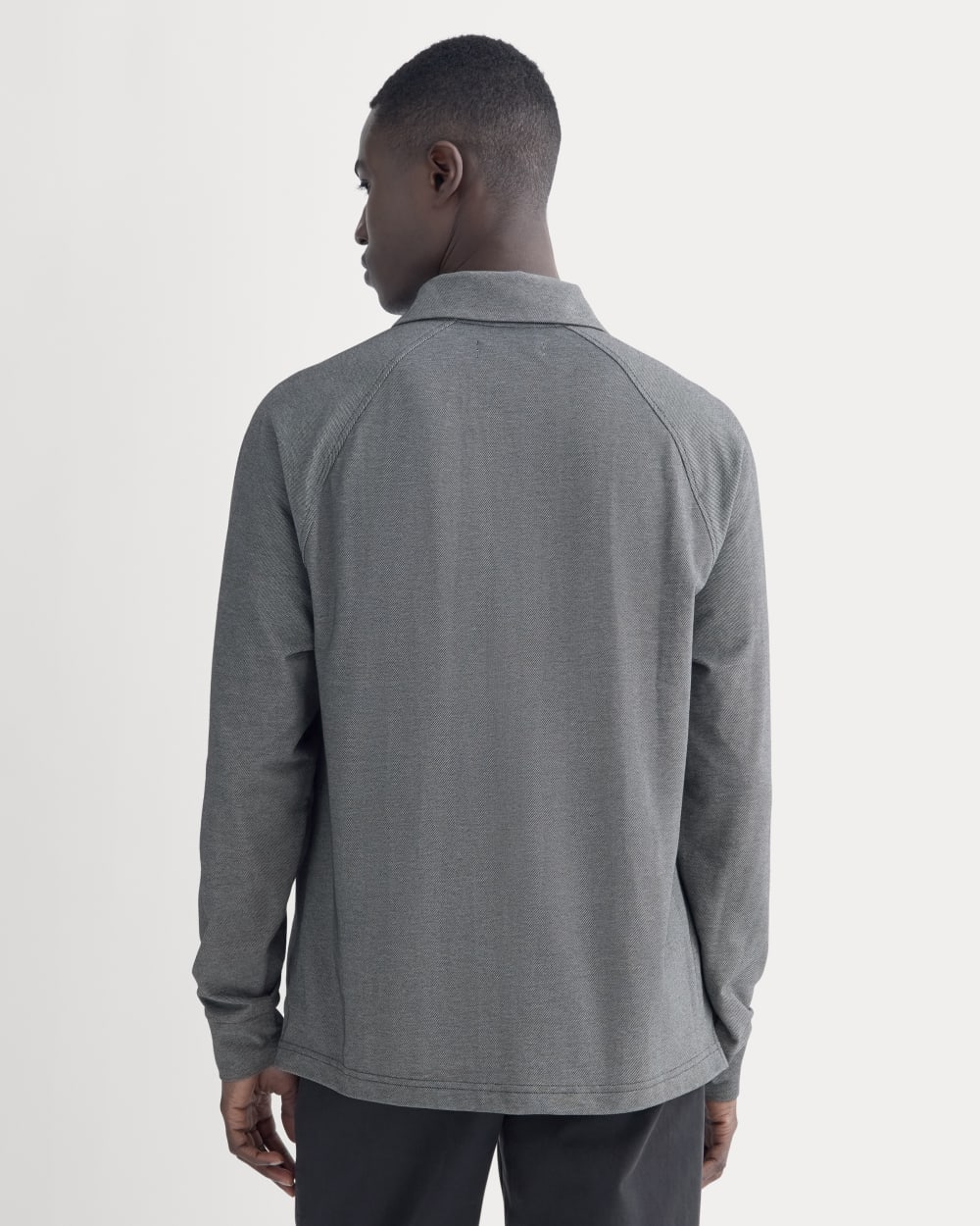 Startup Raglan Polo | Black Chambray