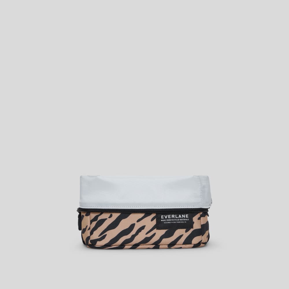 The ReNew Transit Catch-All Case | Tiger Stripe Toasted Coconut