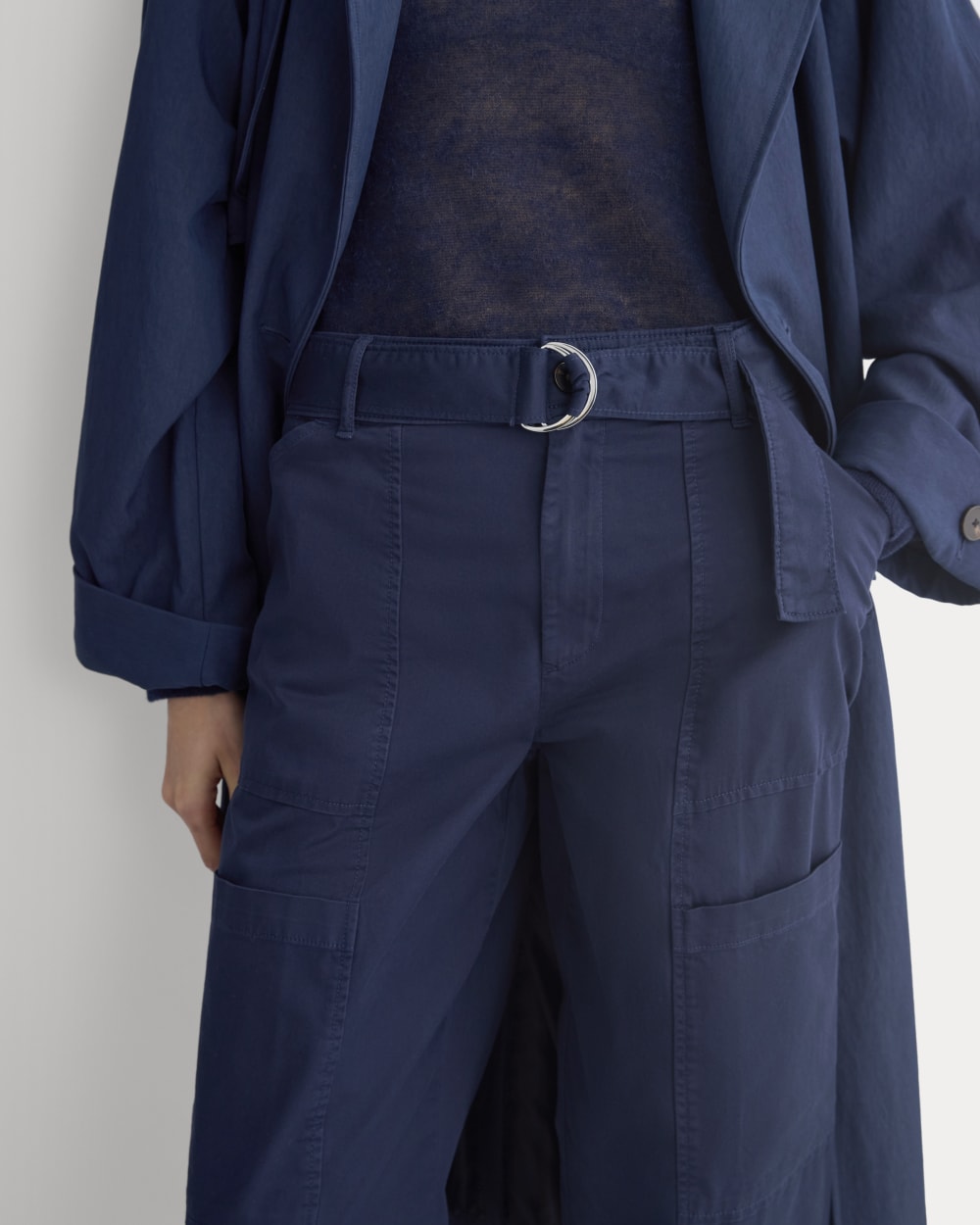 Utility Straight-Leg Cargo Pant | Navy