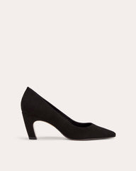 The Banana Pump | Black Suede