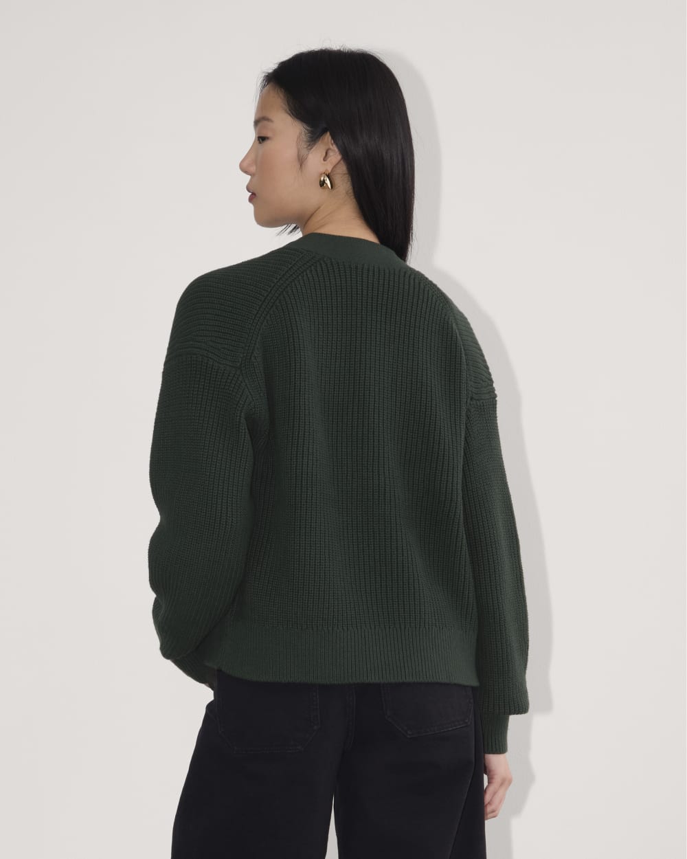 The Boxy Cardigan in Everyday Cotton | Scarab