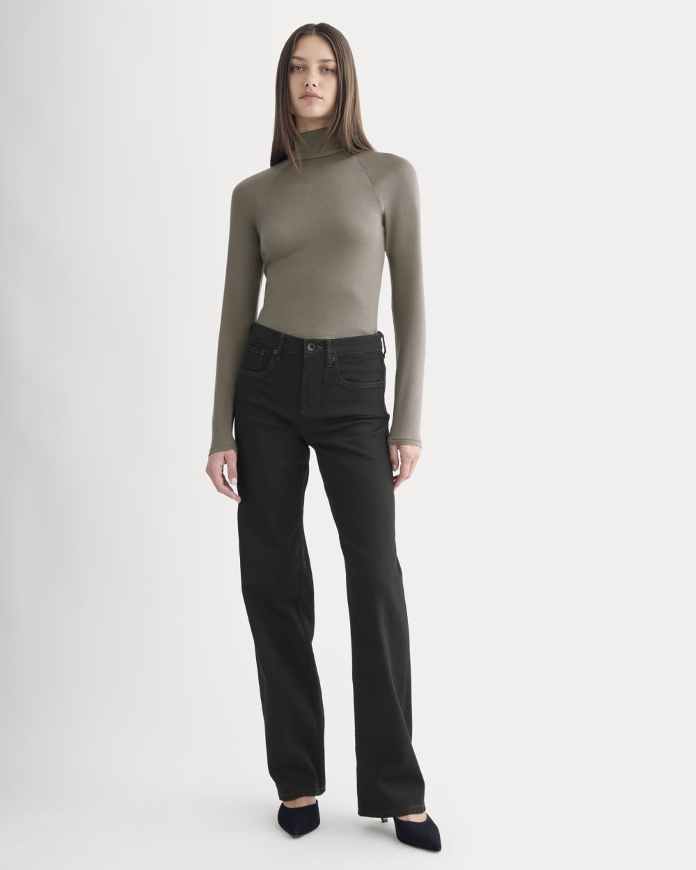 Tie-Neck Top in Butterluxe | Taupe