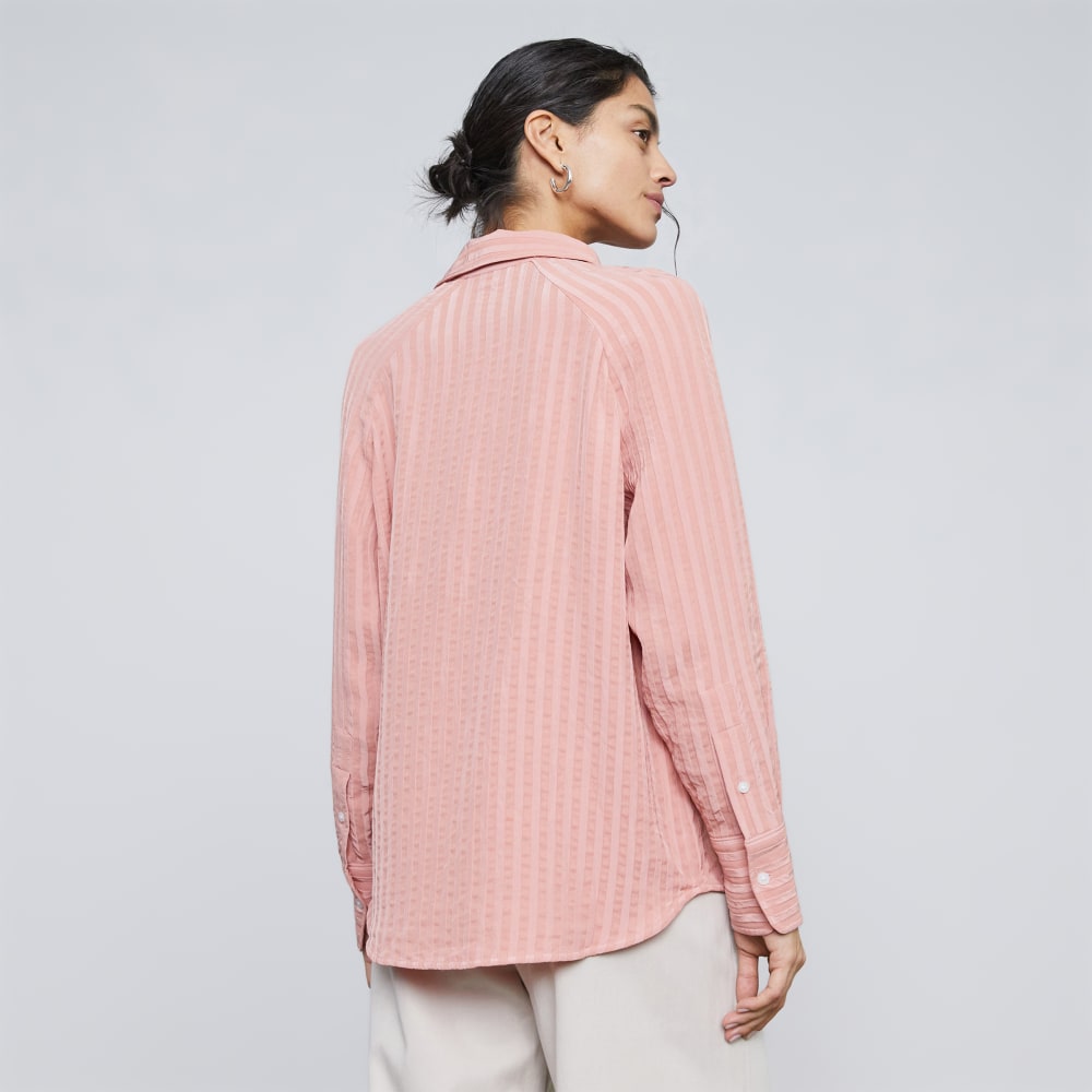 The City Stripe Shirt | Light Rose