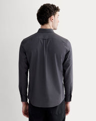 The Slim Oxford Shirt | Slate Grey | Tall