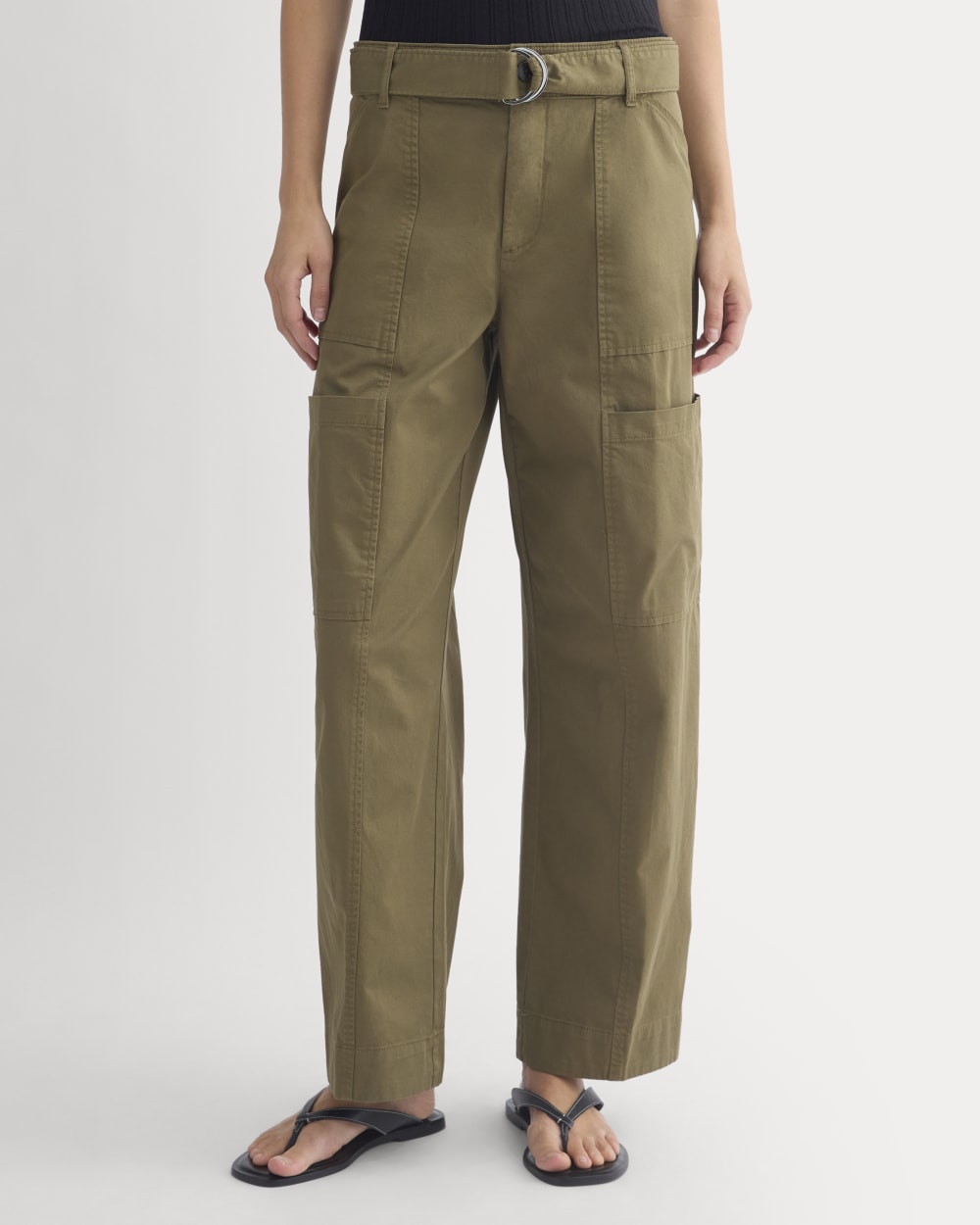 Utility Straight-Leg Cargo Pant | Olive