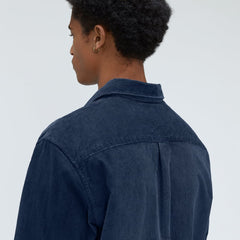 The Relaxed Corduroy Shirt  | Insignia Blue