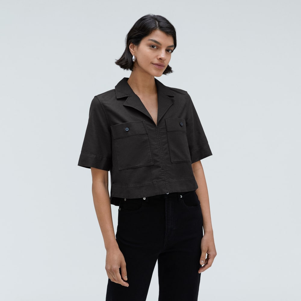 The Oxford Popover | Black