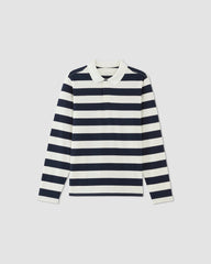 The Premium-Weight Rugby Shirt |  Navy / Bone