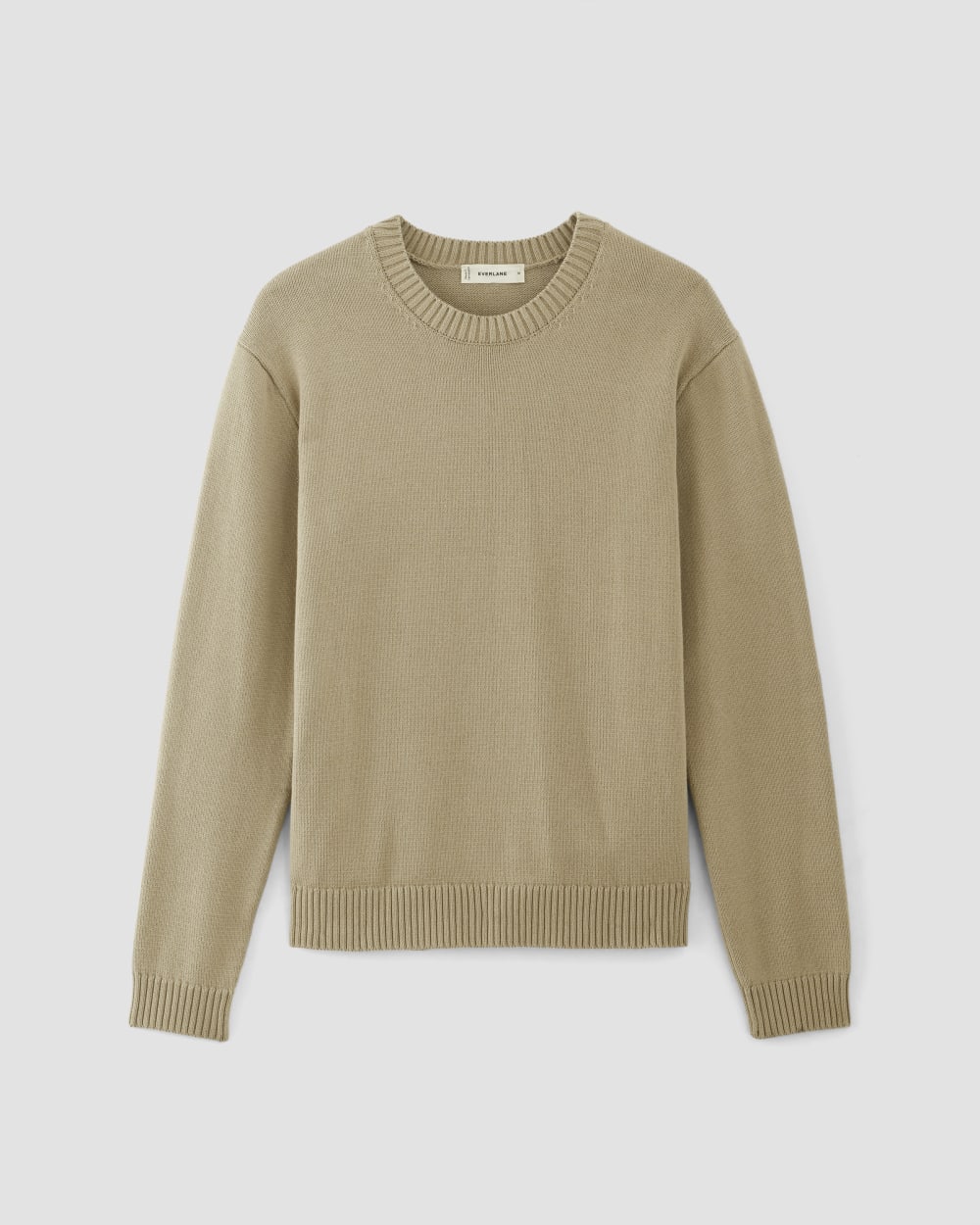The Classic Sweater in Everyday Cotton | Trench Coat Khaki