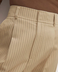 The Draper Tapered Pant in Buttersmooth | Cornstalk / Black