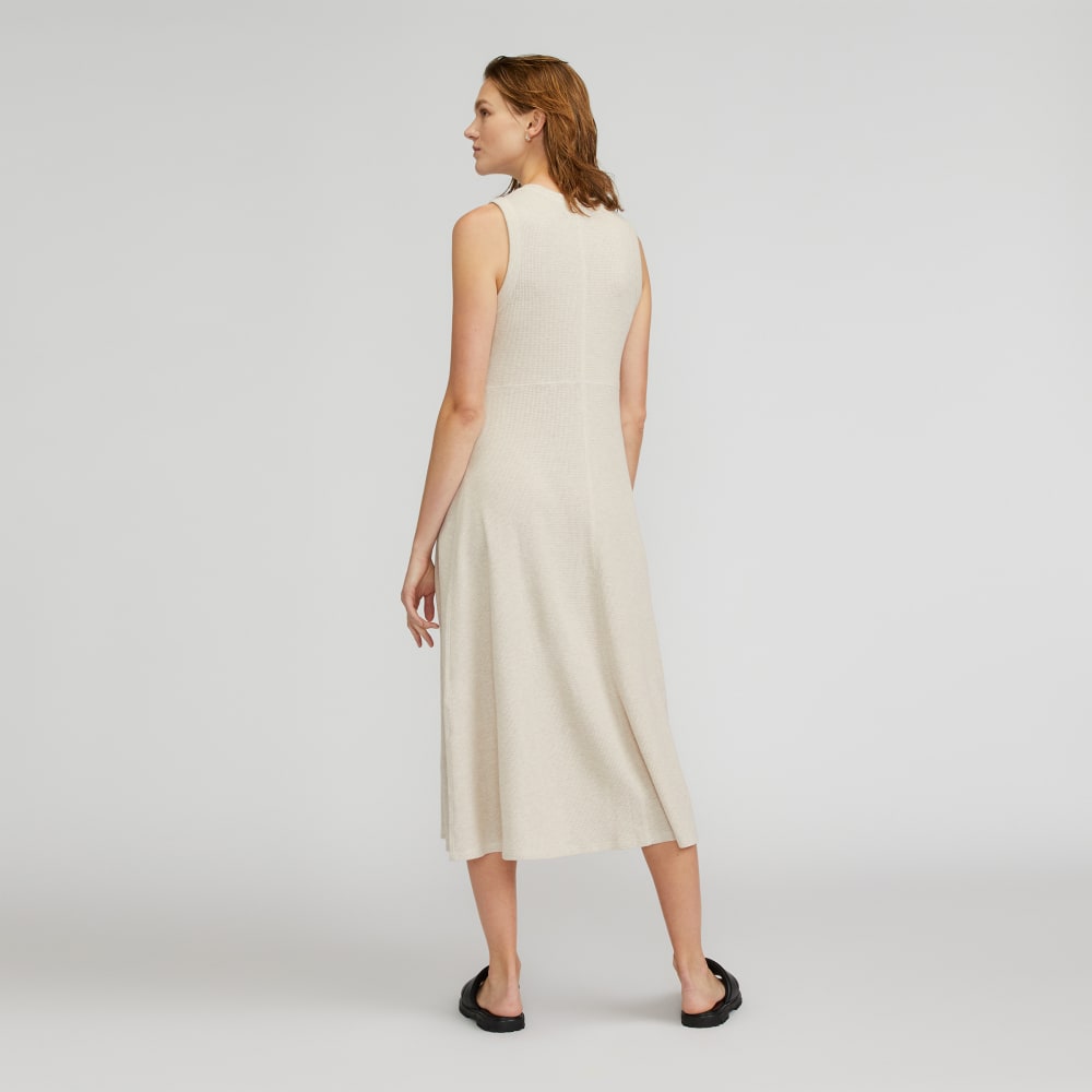 The  Organic Cotton Waffle Tank Dress | Heathered Pelican