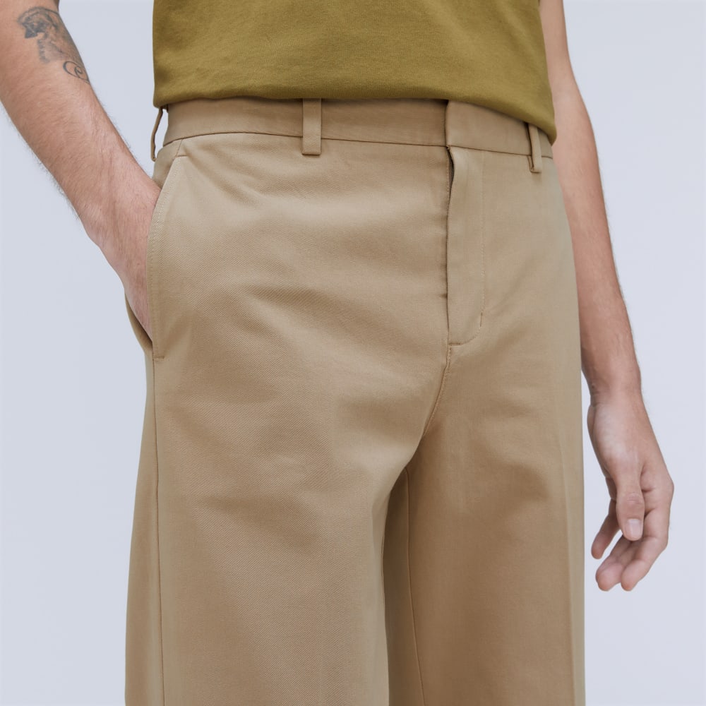 The Wide Leg Performance Chino | Ice