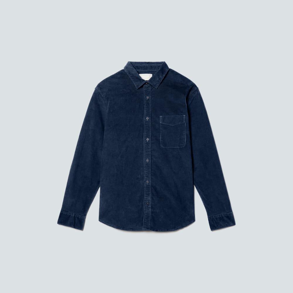 The Relaxed Corduroy Shirt  | Insignia Blue