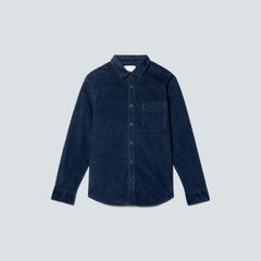 The Relaxed Corduroy Shirt  | Insignia Blue
