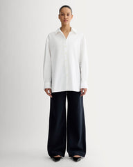 The Boyfriend Shirt in Ultrasoft Cotton | White