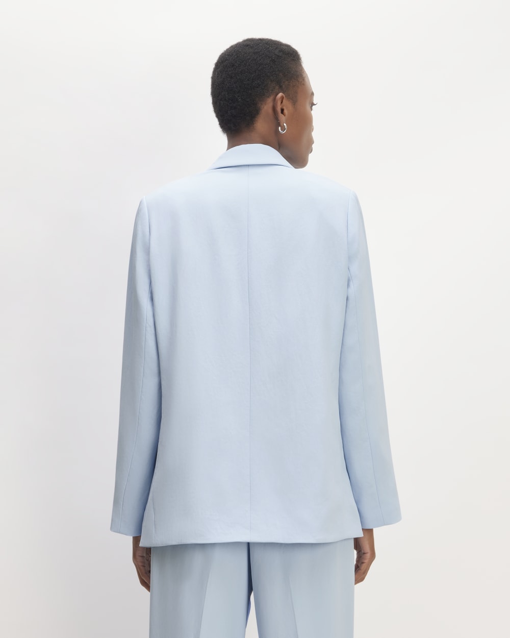 The Drapey Blazer | Chambray Blue