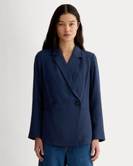 The Drapey Blazer | Navy