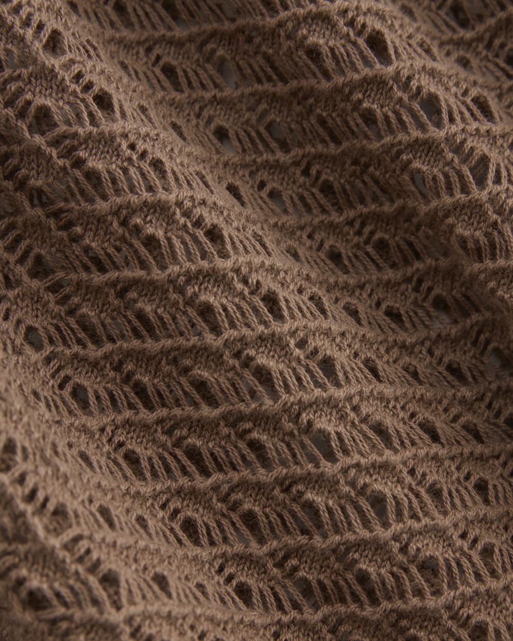 The Lace Knit Cardigan | Mocha