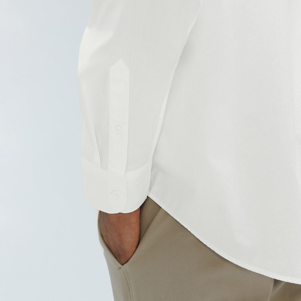 The Relaxed Poplin Shirt | White