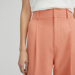 The Draper Tapered Pant in Buttersmooth | Tawny Pink