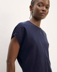 The Drape Top in Butterlite | Navy