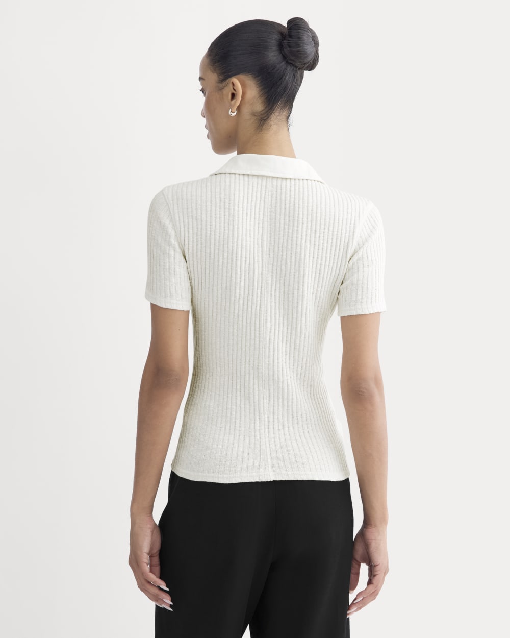 The Cozy Rib Polo | Bone