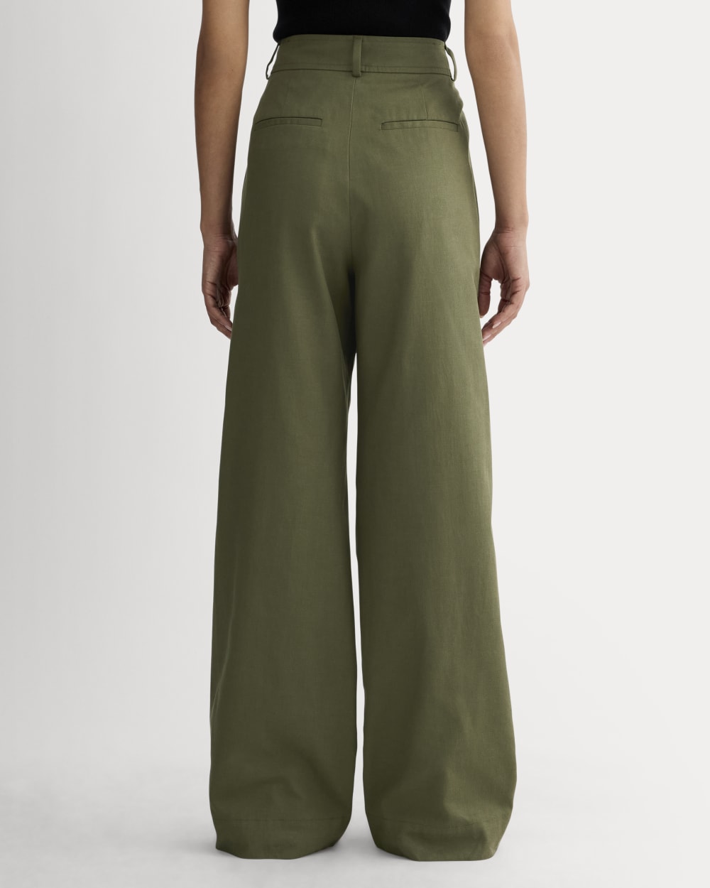 The Draper Pleated Pant in Buttersmooth | Kalamata | 32" Inseam