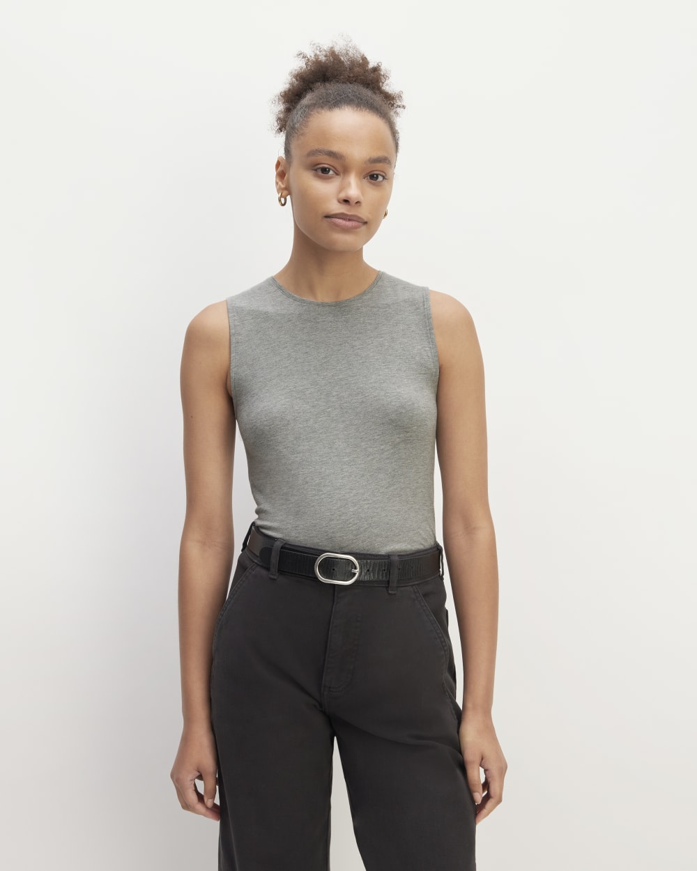 The Supima® Form Tank | Mid Heather Grey