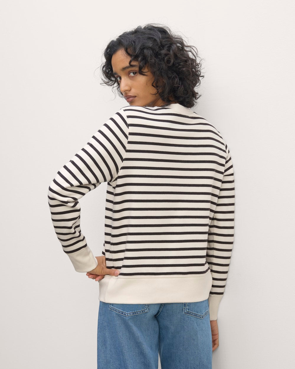 The Off-Duty Terry Crew | Bone / Black