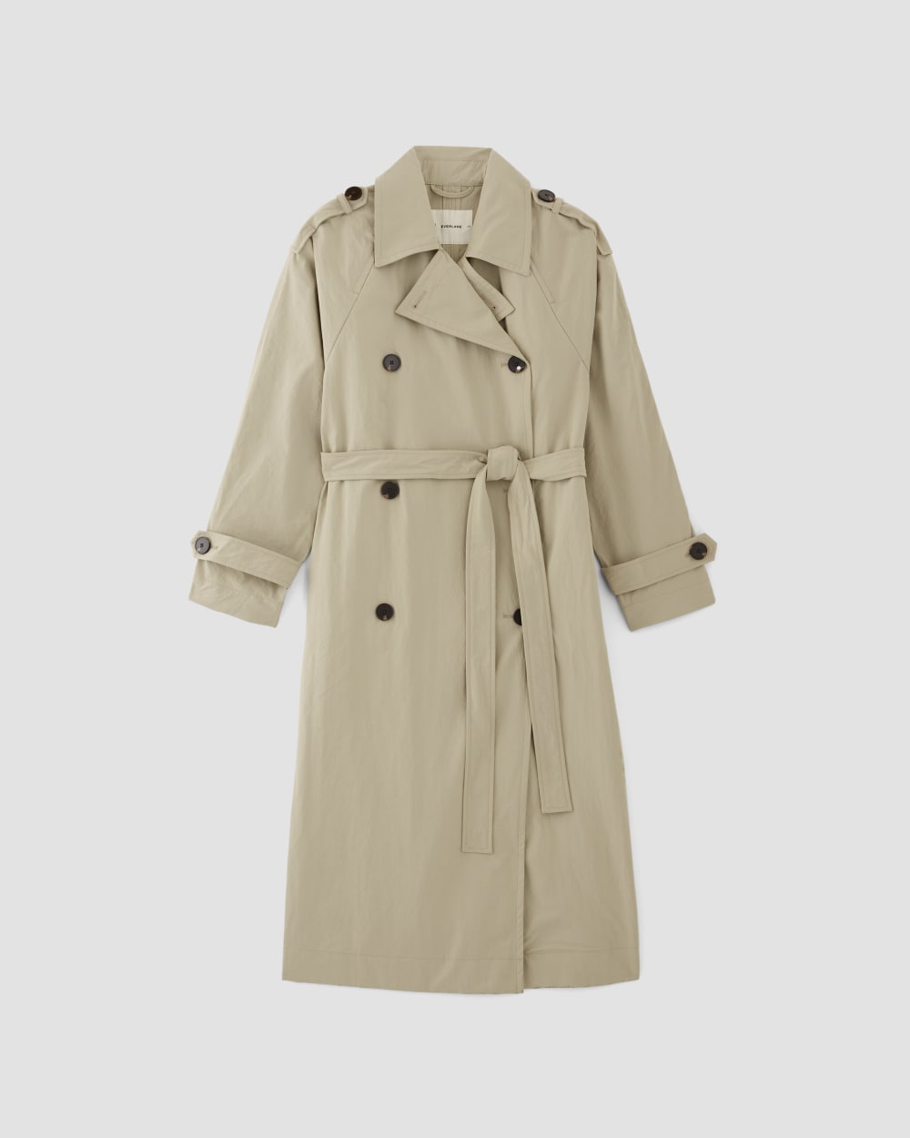 The ReNew Long Trench Coat | Trench Coat Khaki