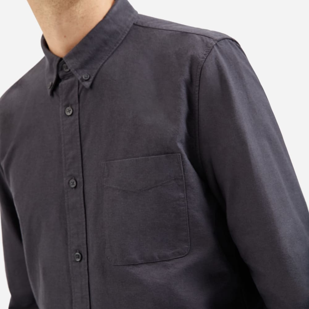 The Slim-Fit Japanese Oxford | Slate Grey | Regular
