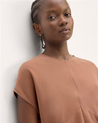 The Drape Top in Butterlite | Carob Brown