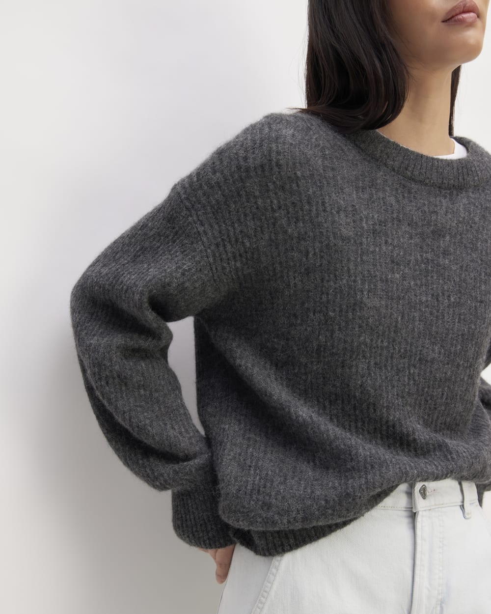 The Cocoon Crew in Alpaca | Heather Charcoal