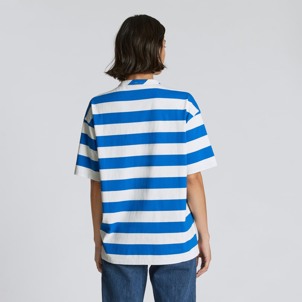 The Everyone Relaxed Tee | Lapis Blue / Canvas Tan
