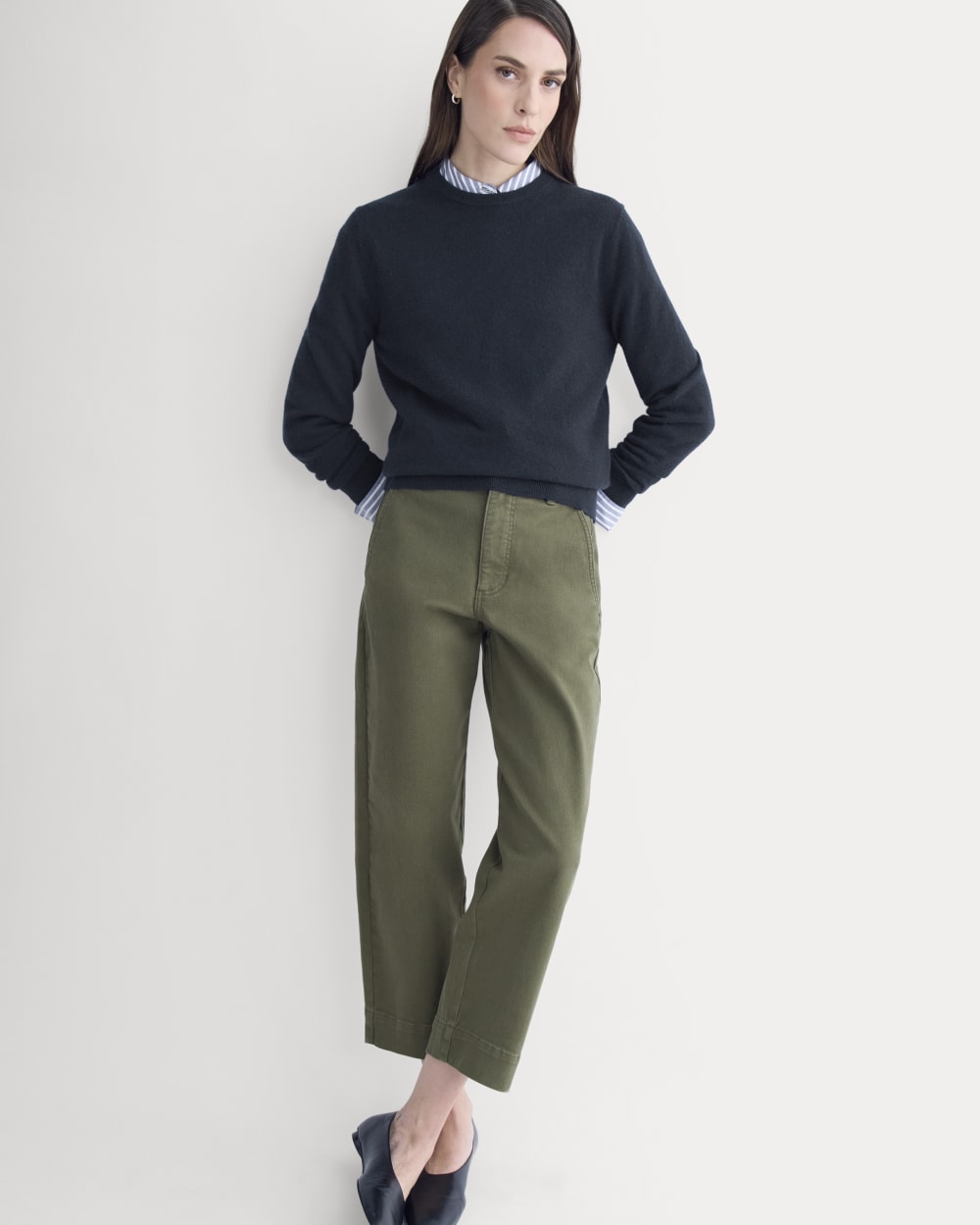 The Utility Straight-Leg Pant | Olive Night | 26.5" Inseam