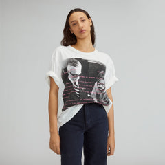 The Everyone Recycled Graphic Tee | White / Carnation Pink Multi