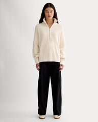 The Half-Zip in Everyday Cotton | Canvas