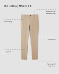 The Performance Chino | Uniform | Pale Green | Athletic