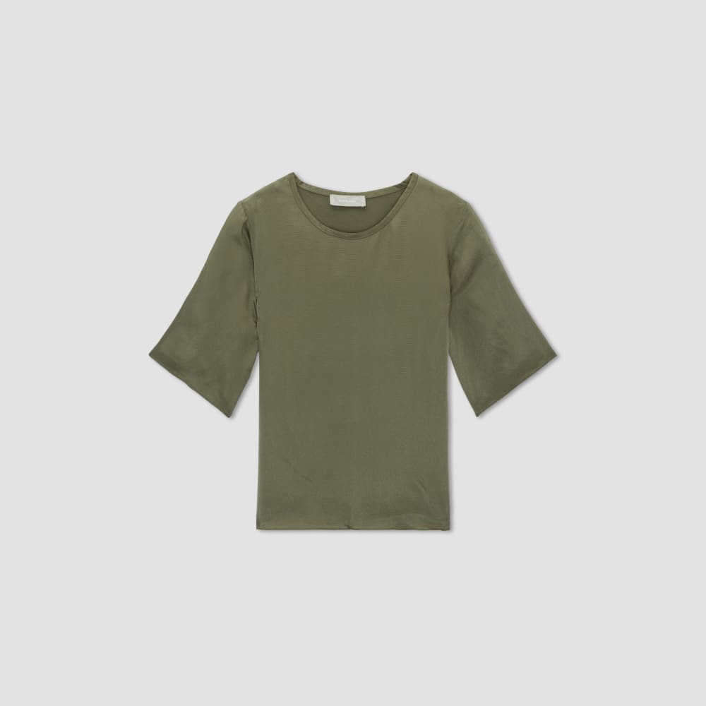 The Satin Relaxed Tee | Kalamata